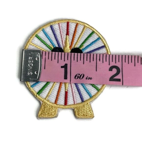 Mickey Fun Wheel Mouse Embroidered Patch - Picture 2 of 4